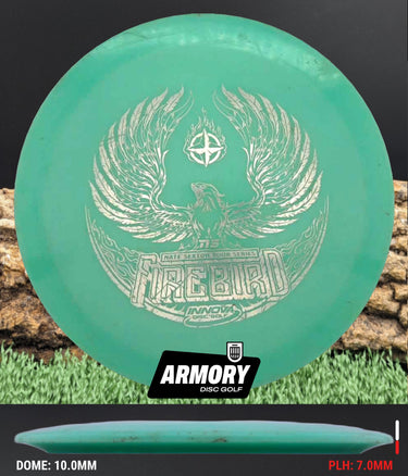 Armory Collectible and Rare Disc Golf Discs 2021 Sexton Firebird Aqua 7/10 ink 175g