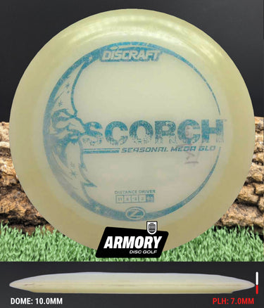 Armory Disc Golf Shop Used Disc Golf Discs Glo Scorch 8/10 Ink Glow/Blue 174.5g