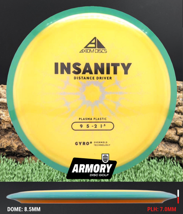 Axiom Insanity Plasma Yellow/Turquoise 169g