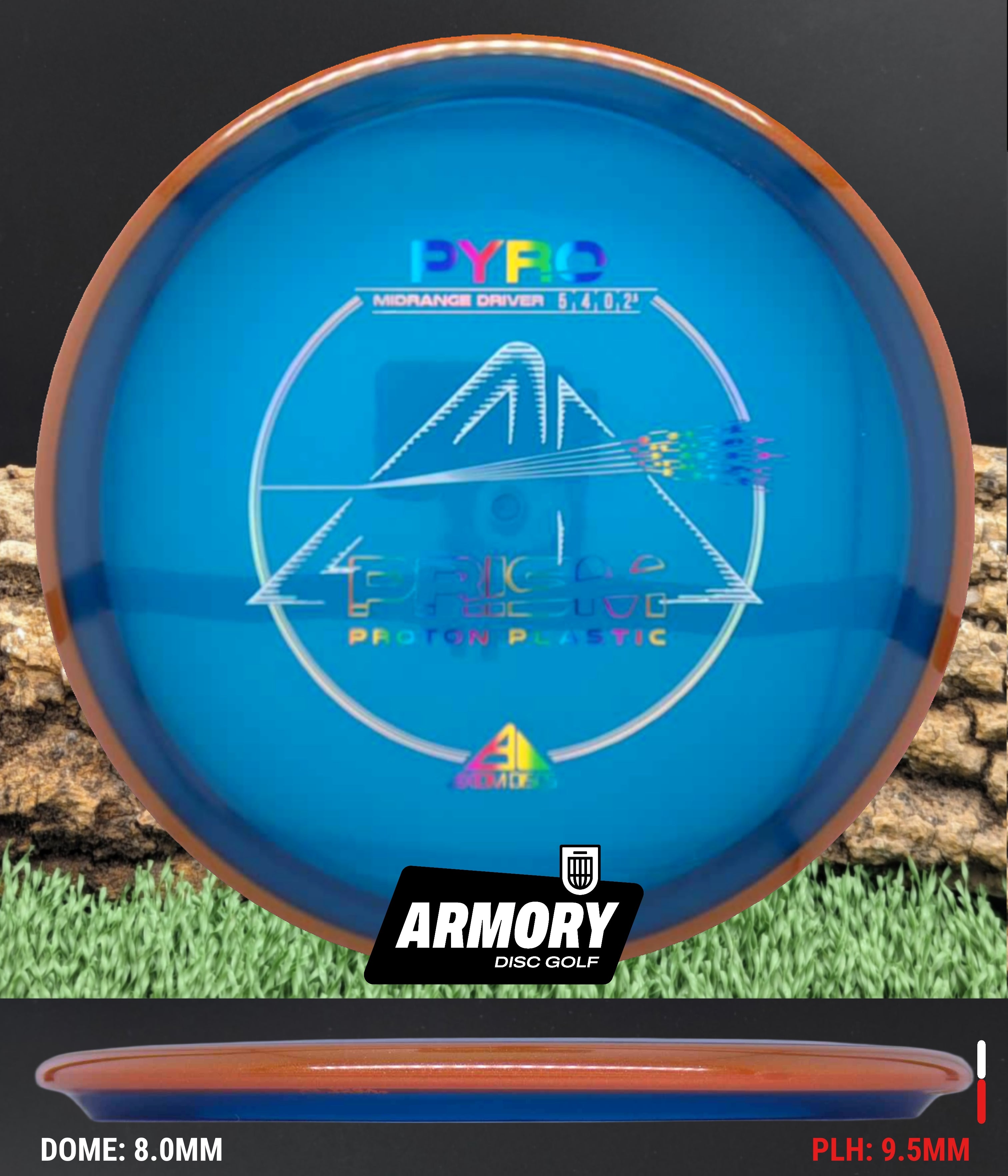 Axiom Prism Proton Pyro – Overstable Mid – Armory Disc Golf