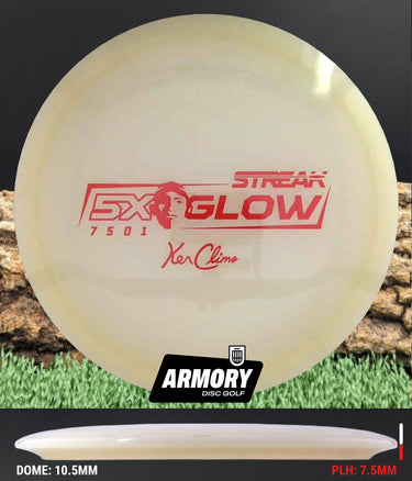 Climo Disc Golf Streak Champion 5x Glow/Red 176.9g