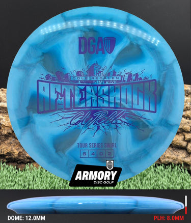 DGA Aftershock Tour Series Swirl blue/purple 178.1g