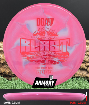 DGA Blast Tour Series Swirl pink/red 178g