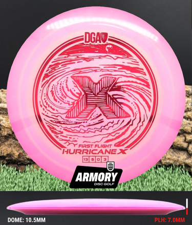 DGA Hurricane Hot Pink/Red Carbon Fiber 174g