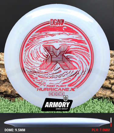 DGA Hurricane Marble/Red Carbon Fiber 175.9g