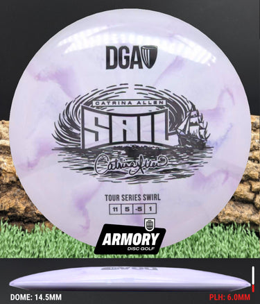 DGA Sail Tour Series Swirl lilac/black 172g