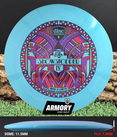 Discmania FD Opto Baby Blue/Red/Purple 168.0g