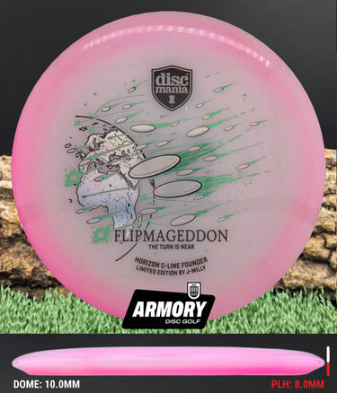 Discmania Founder C-Line White-Pink/Holo-Green 180.1g