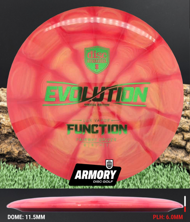 Discmania Function Lux Red Orange/Green 175.4g