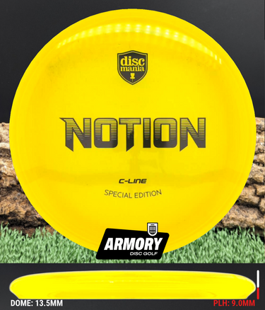 Discmania Notion C-Line SE yellow/black 177.8g