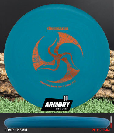 Discmania P2 Mint/Orange Shatter 174g