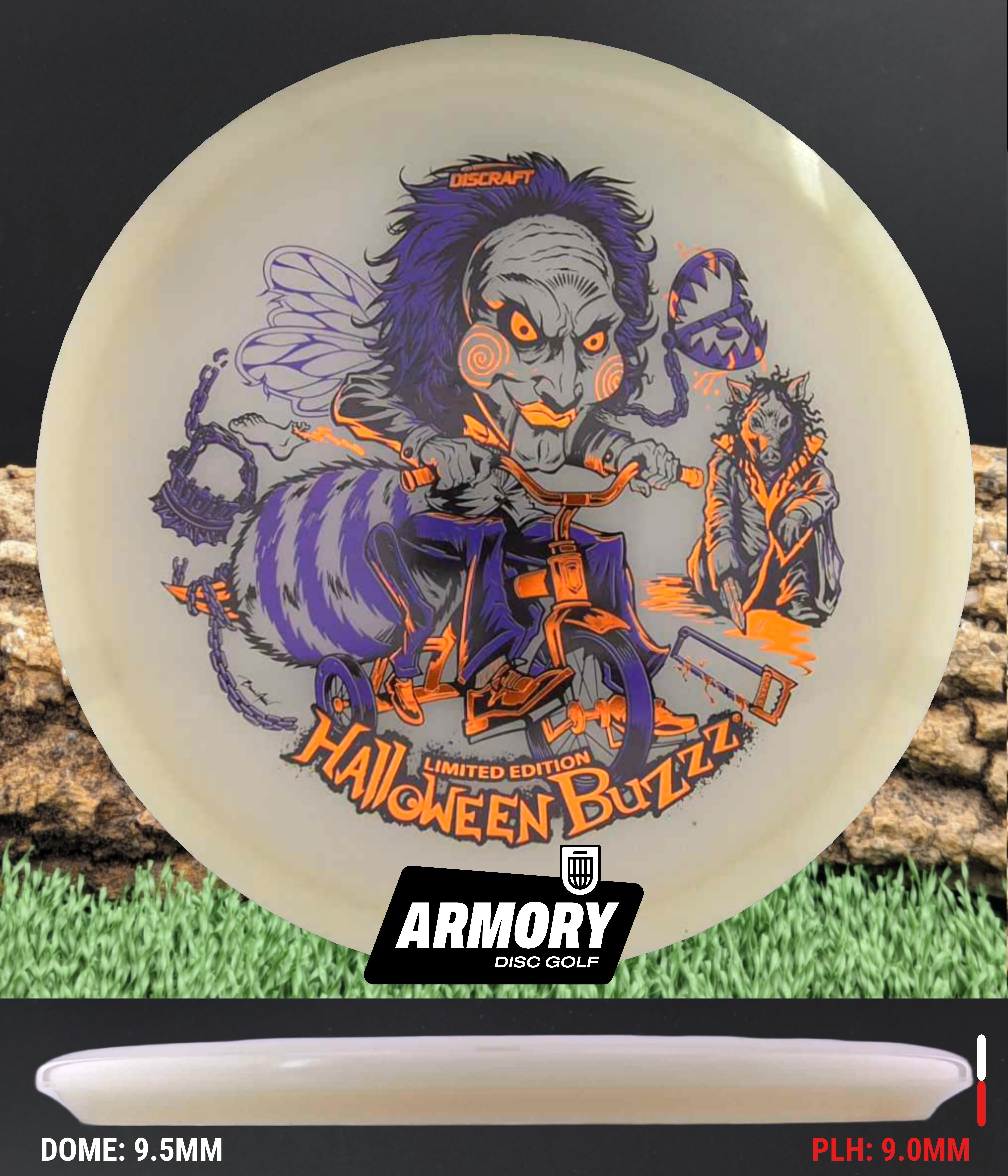 Discraft 2026 MEGA GLO Halloween Buzzz | 3-Foil Limited Edition