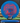 Discraft Luna Soft Blue/Red Carbon Fiber