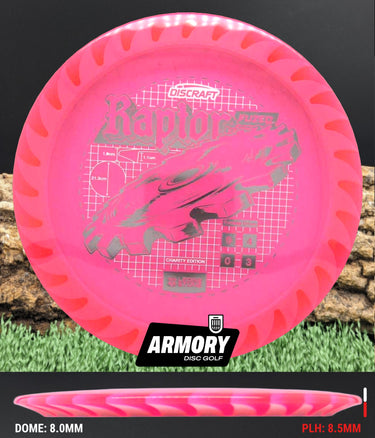 Discraft Raptor FuZed Pink/white/Silver 174.3g