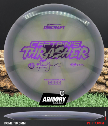 Discraft Thrasher Z Swirl smoky green/purple 172.5g