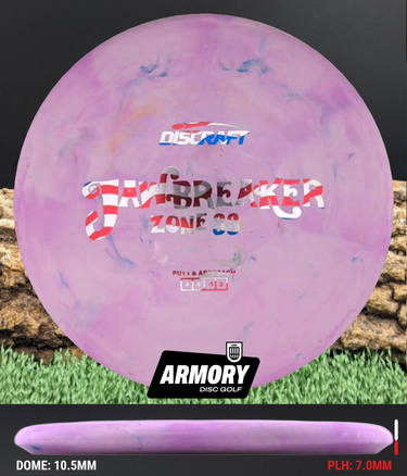 Discraft Zone Jawbreaker Purple/Flag 174.5g