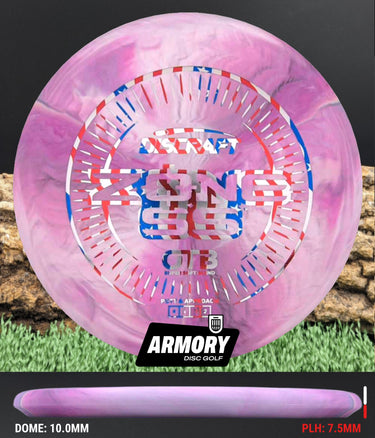 Discraft Zone Putter Line purple/white/red/white/blue 175.9g