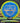Dynamic Discs Contender Fuzion Orbit Blue & Yellow/Gold Sparkle 175.3g