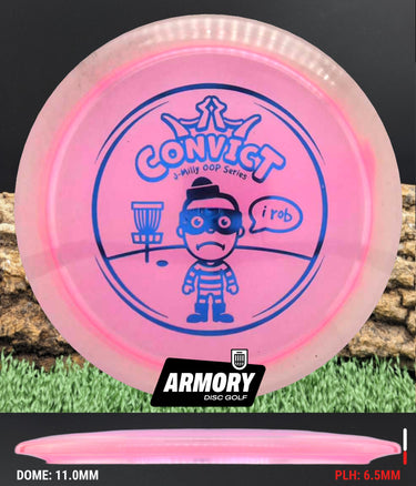 Dynamic Discs Convict Lucid Pink/Clear/Blue 174.3g