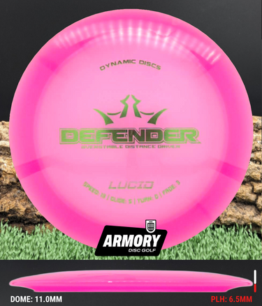 Dynamic Discs Defender Lucid hot pink/green 173g