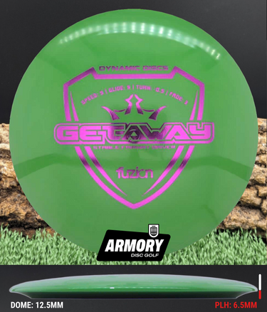 Dynamic Discs Getaway Fuzion green/magenta 173g