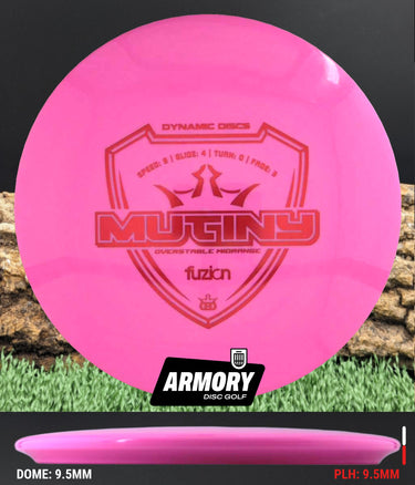 Dynamic Discs Mutiny Fuzion Pink/Red 178.0g