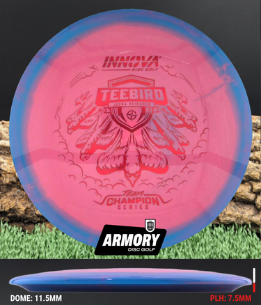 Innova TeeBird Halo Star Cotton Candy/Red Shimmer 175.5g
