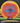 Innova Valkyrie Halo Star Burnt Orange/Yellow & Blue 174.7g