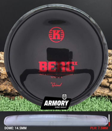 Kastaplast Berg K1 black & white/red 175g