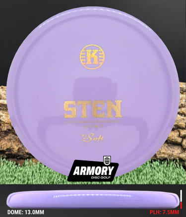 Kastaplast Sten K1 Soft lilac/gold sparkle 173.7g