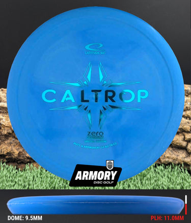 Latitude 64 Caltrop Fuzion Zero Medium BLue/Aqua 172.5g