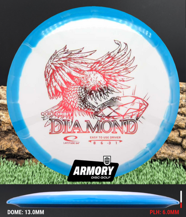 Latitude 64 Diamond Gold Orbit white-blue/red 159.4g