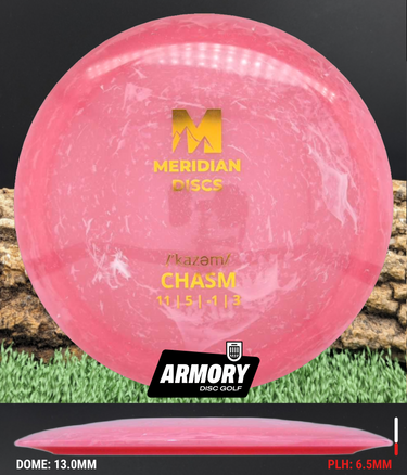 Meridian Discs Chasm pink-white/gold 177g