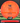 Meridian Discs Ravine orange-white/black shatter 179.9g