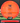 Meridian Discs Ravine orange-white/black shatter 180.2g