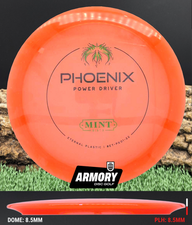 Mint Discs Phoenix Eternal orange/black-green shatter 166g