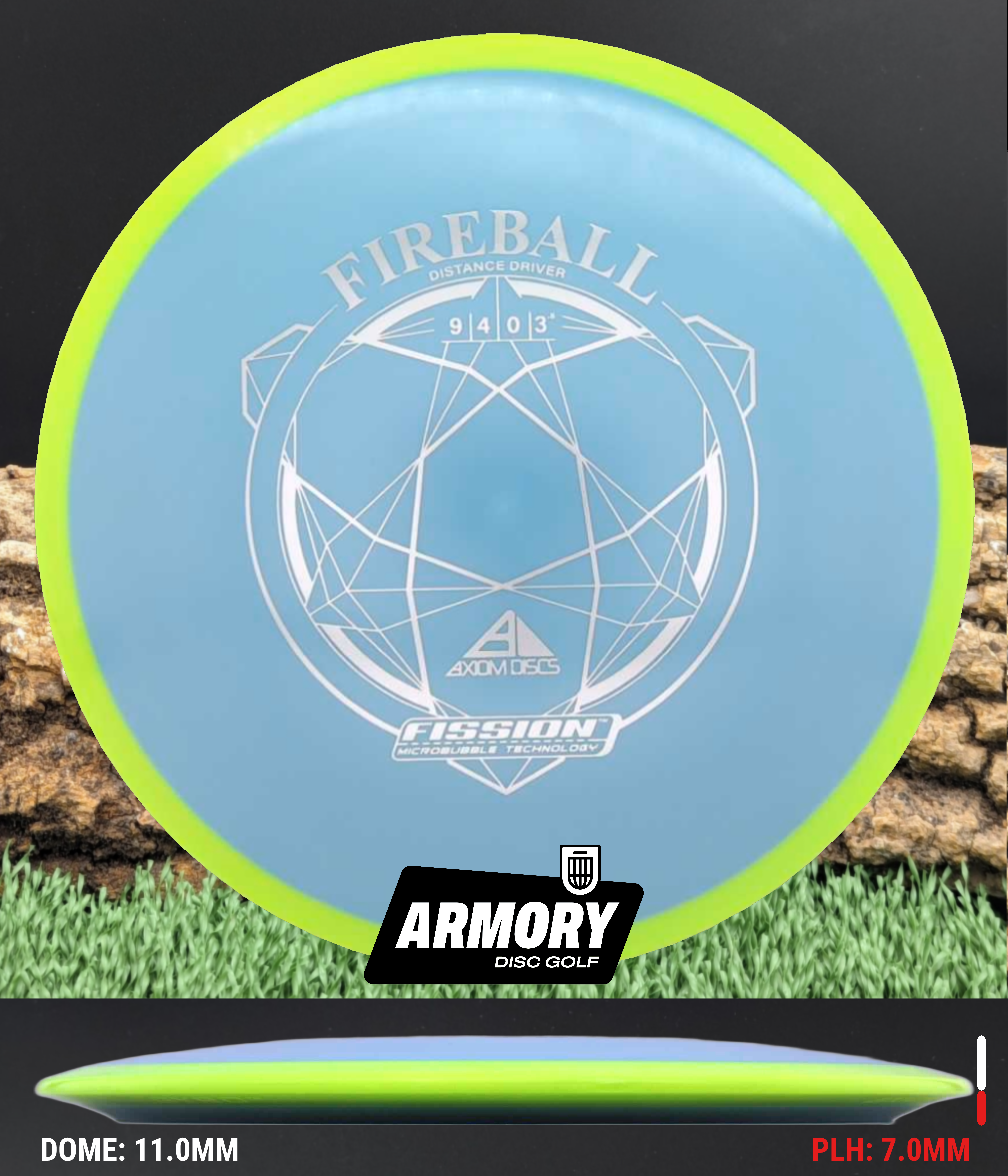 Axiom Fission Fireball – Overstable Driver Axiom Fission Fireball – Overstable Driver