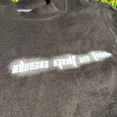 JMilly "disc golf is fun." Cotton T Shirt