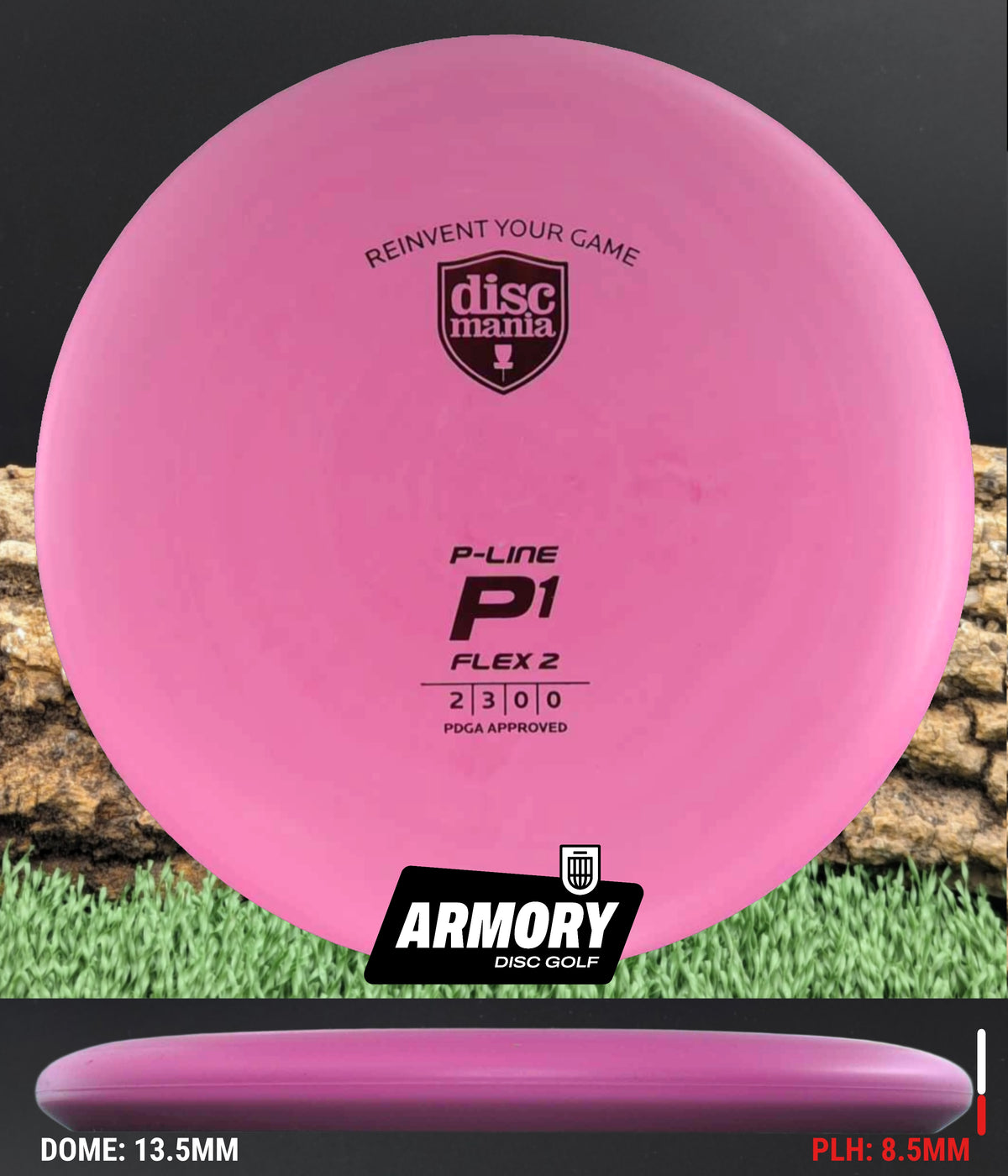 Disque De Golf Discmania Active-Line Genius Driver - Rose Unisexe Adulte