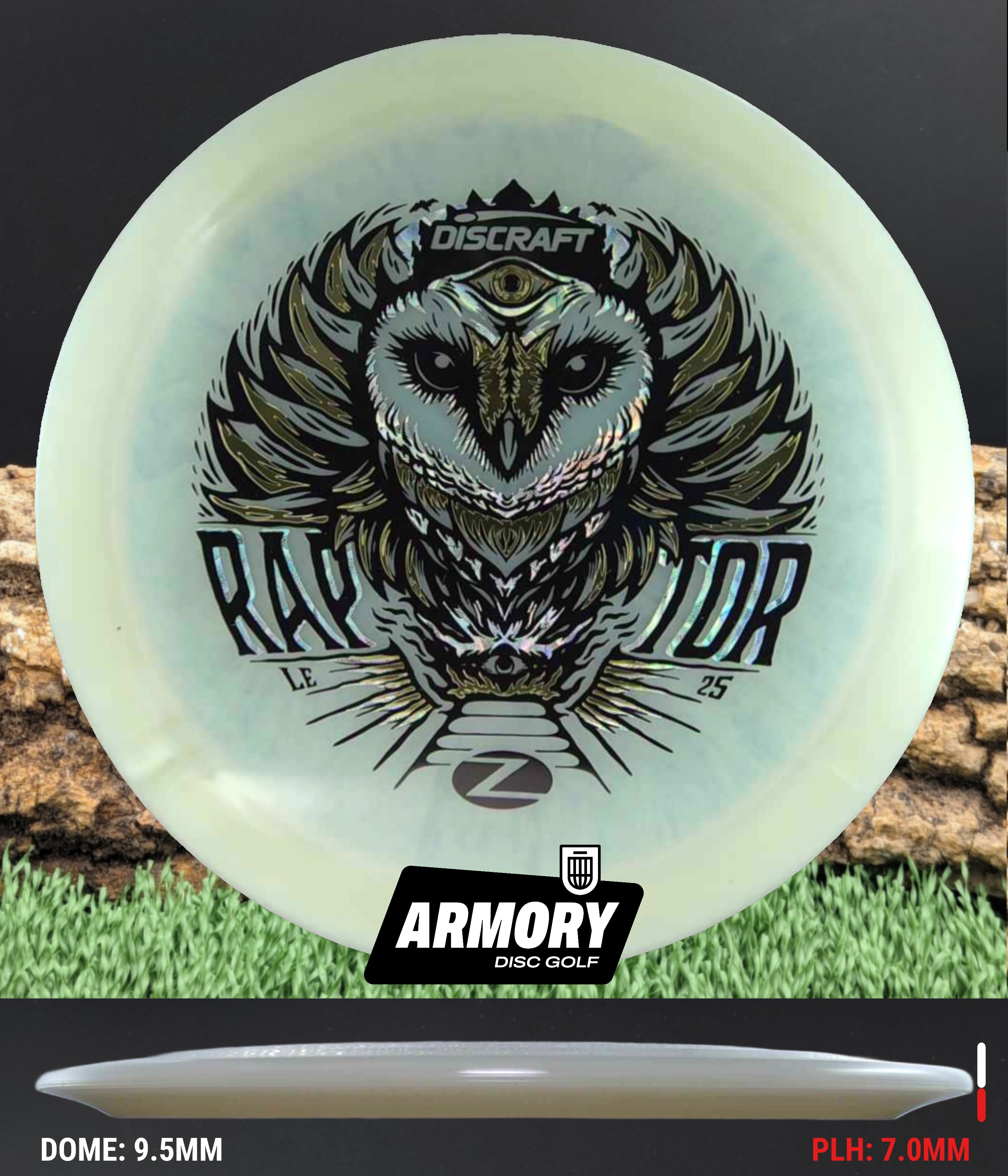 Glow Raptor Disc Discraft Raptor – UV Z Line – Armory Disc Golf Shop