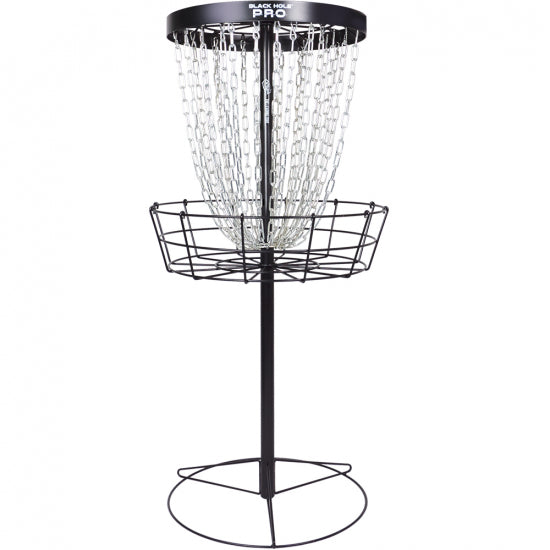 MVP Black Hole® Pro Disc Golf Basket - Black