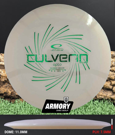 Armory Disc Golf Shop latitude 64 Opto Culverin White/Green 176.7g