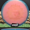 Armory Disc Golf Shop Used Disc Golf Discs Halo Champion Leopard 3 8/10 Ink Pink/Blue/Gold 176g