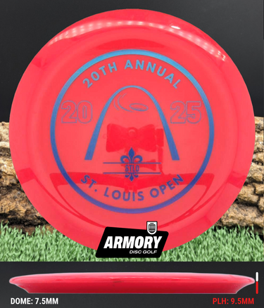 Armory Disc Golf Shop Used Disc Golf Discs Neutron Turbulence red/holo 9/10 175g