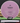 Axiom Tempo Electron Firm PLC mauve & white 171.1g