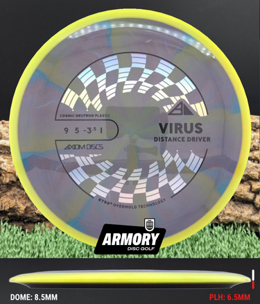 Axiom Virus Cosmic Neutron PLC purple & yellow 158.3g