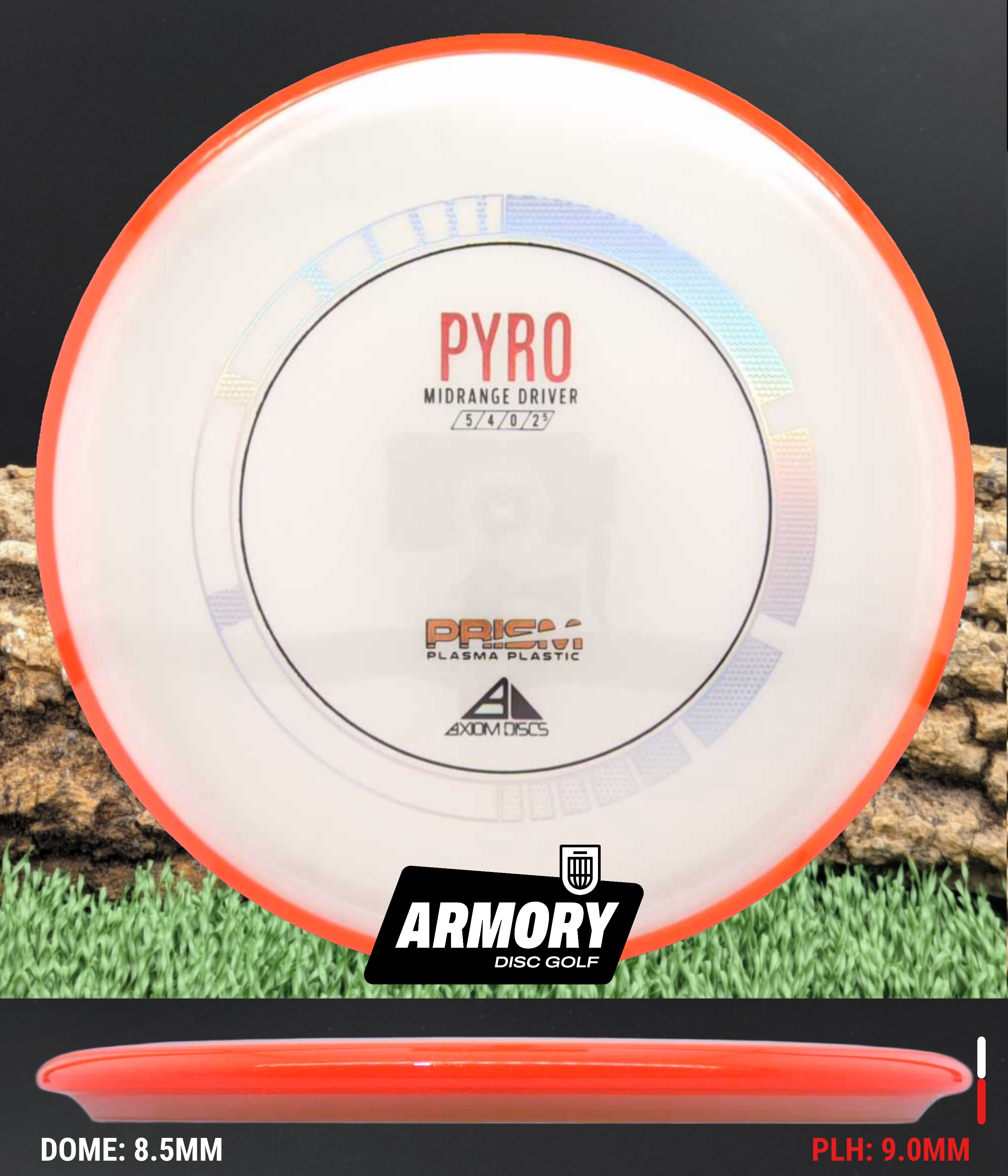 Axiom Pyro – Prism Plasma Overstable Midrange – Armory Disc Golf Shop