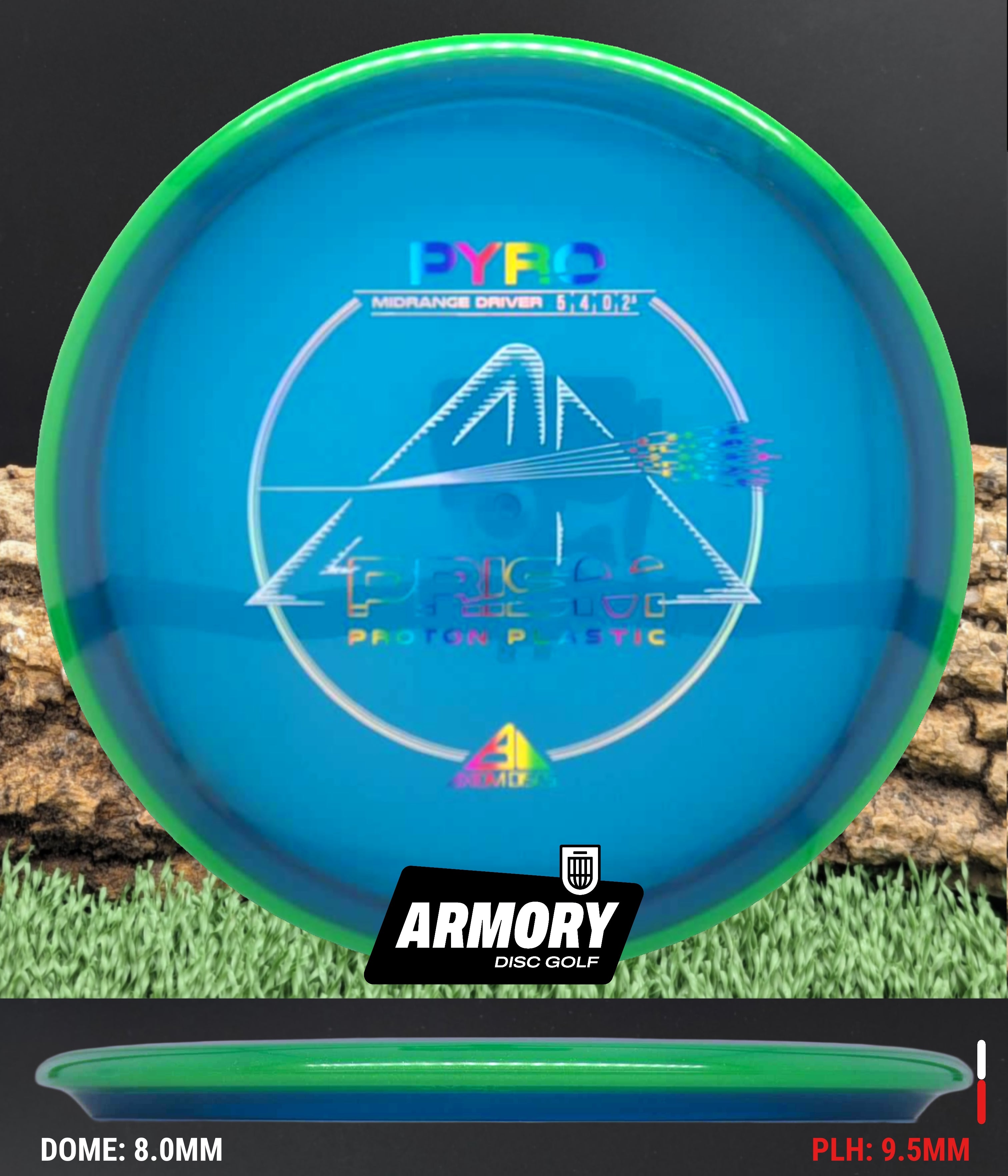 Axiom Prism Proton Pyro – Overstable Mid – Armory Disc Golf