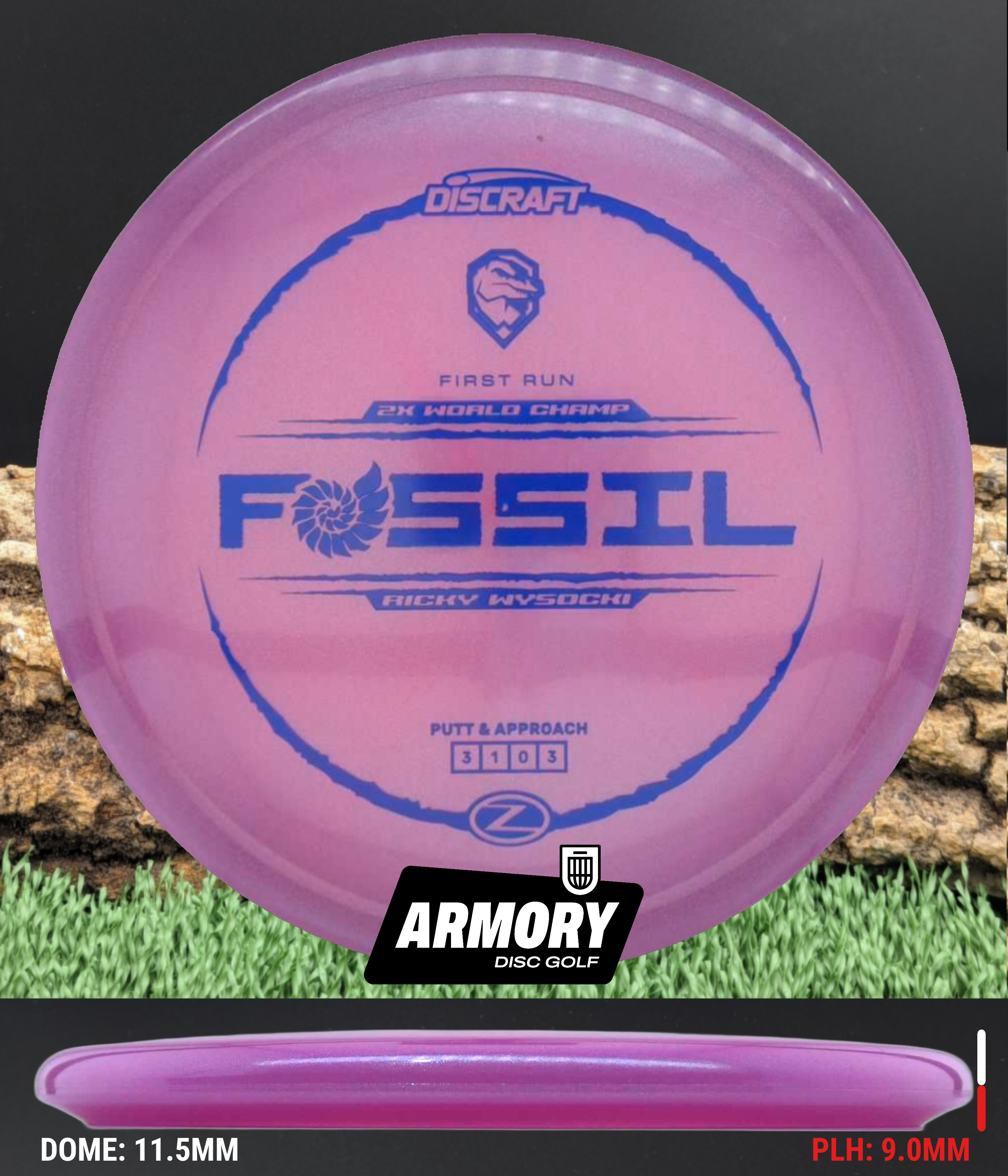 Discraft Z Colorshift Fossil - Ricky Wysocki Discraft Z Colorshift Fossil - Ricky Wysocki