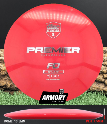 Discmania FD red/silver 175.6g